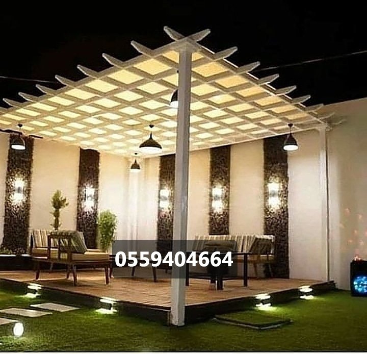 برجولات - مظلات وسواتر ابداع العقود 0559404664